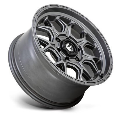 18x9 Fuel D672 TECH Matte Gun Metal Wheel 6x5.5 (20mm)