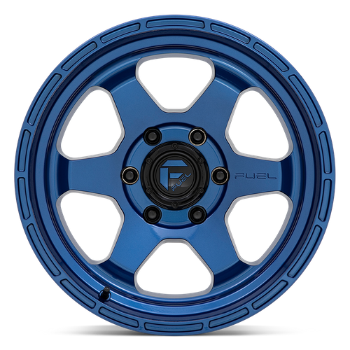 17x9 Fuel D739 SHOK Dark Blue Wheel 6x5.5 (-12mm)