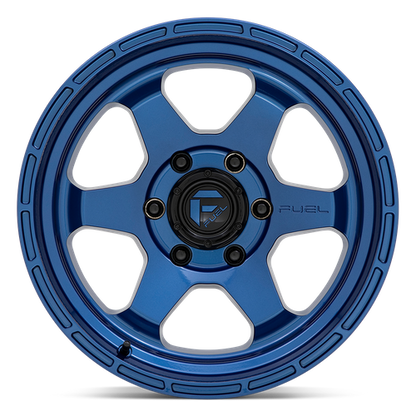 17x9 Fuel D739 SHOK Dark Blue Wheel 6x5.5 (-12mm)