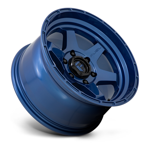 17x9 Fuel D739 SHOK Dark Blue Wheel 6x5.5 (-12mm)