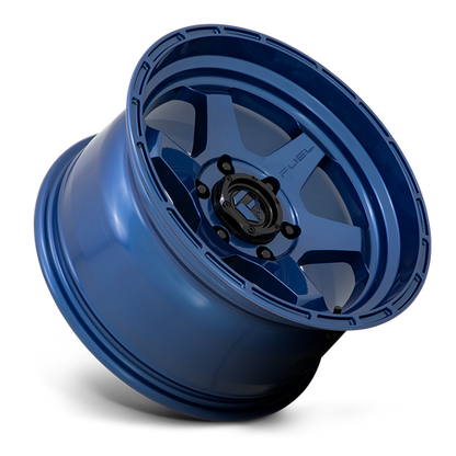 17x9 Fuel D739 SHOK Dark Blue Wheel 6x5.5 (-12mm)
