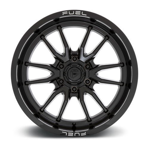 18x9 Fuel D760 CLASH Gloss Black Wheel 6x135 (1mm)