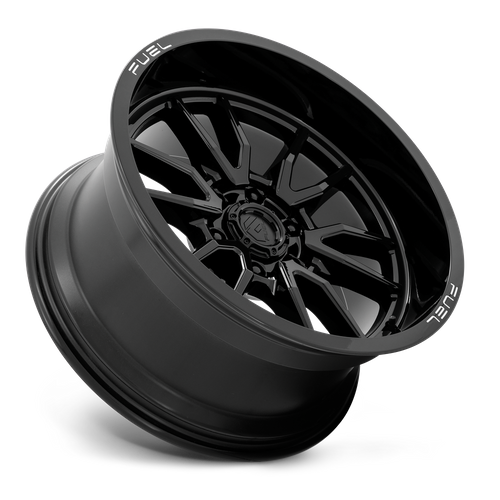 18x9 Fuel D760 CLASH Gloss Black Wheel 6x135 (1mm)