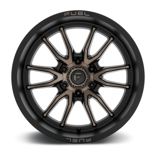 17x9 Fuel D762 CLASH Matte Black Double Dark Tint Wheel 6x135 (-12mm)