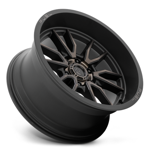 18x9 Fuel D762 CLASH Matte Black Double Dark Tint Wheel 6x5.5 (-12mm)