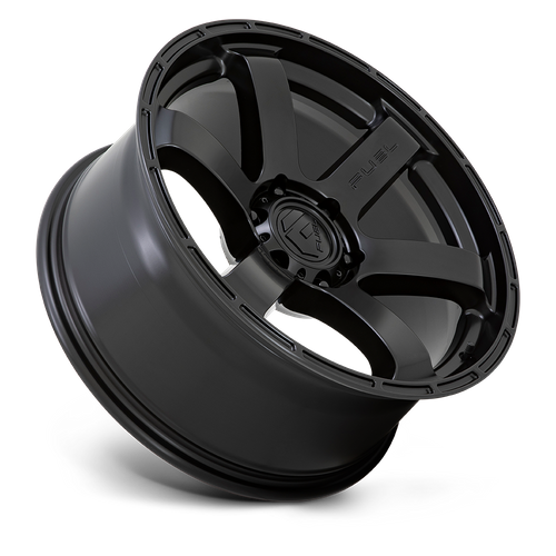 20x9 Fuel D766 RUSH Satin Black Wheel 5x5 (1mm)