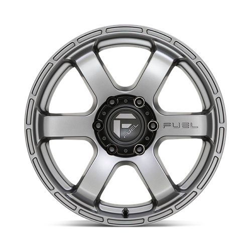 18x9 Fuel D767 RUSH Matte Gun Metal Wheel 6x5.5 (20mm)