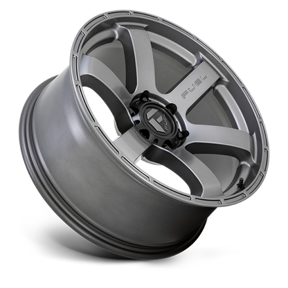 20x9 Fuel D767 RUSH Matte Gun Metal Wheel 6x5.5 (1mm)
