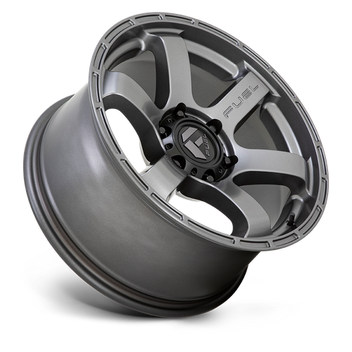 18x9 Fuel D767 RUSH Matte Gun Metal Wheel 6x5.5 (20mm)