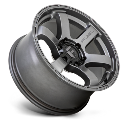 18x9 Fuel D767 RUSH Matte Gun Metal Wheel 6x5.5 (20mm)