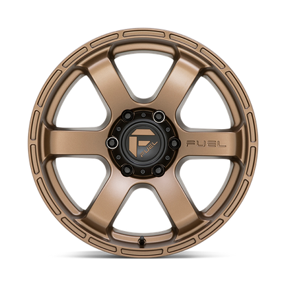 18x9 Fuel D768 RUSH Matte Bronze Wheel 6x5.5 (20mm)