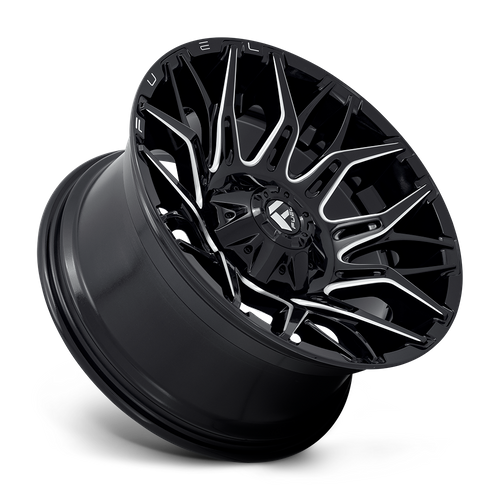 20x10 Fuel D769 TWITCH Glossy Black Milled Wheel 6x135/6x5.5 (-18mm)