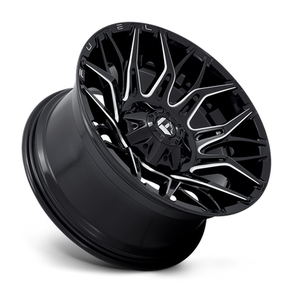 20x10 Fuel D769 TWITCH Glossy Black Milled Wheel 6x135/6x5.5 (-18mm)