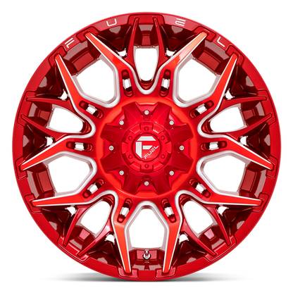 20x10 Fuel D771 TWITCH Candy Red Milled Wheel 5x4.5/5x5 (-18mm)