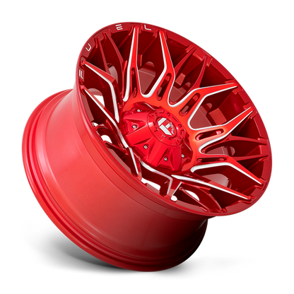 20x10 Fuel D771 TWITCH Candy Red Milled Wheel 5x4.5/5x5 (-18mm)