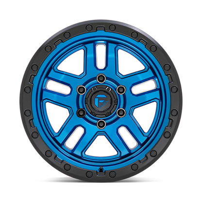 17x9 Fuel D790 AMMO Blue With Black Lip Wheel 6x5.5 (-12mm)