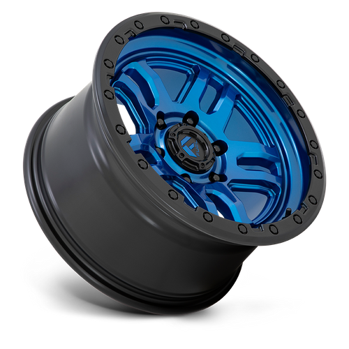 17x9 Fuel D790 AMMO Blue With Black Lip Wheel 6x5.5 (-12mm)