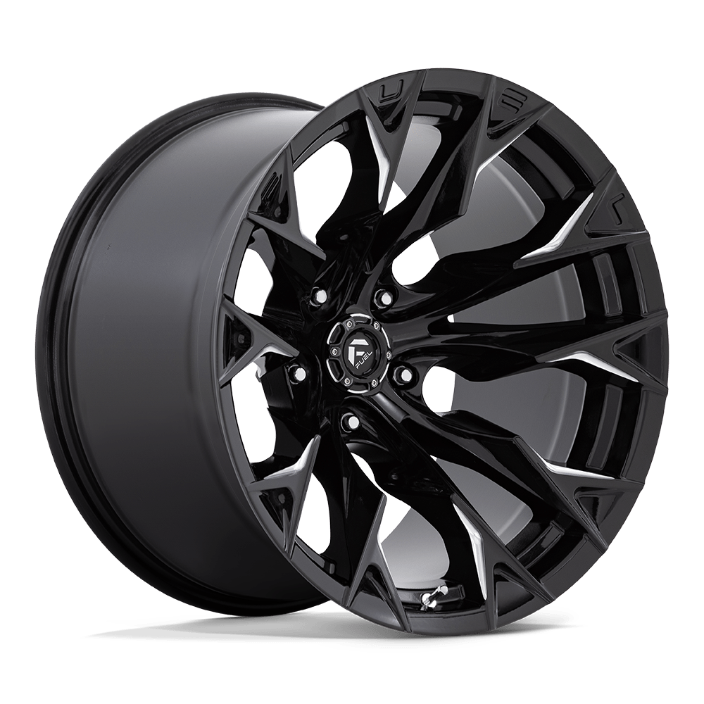 20x12 Fuel D803 Flame Gloss Black Milled Wheel 5x5 (-44mm)