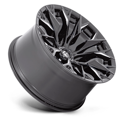 20x9 Fuel D803 Flame Gloss Black Milled Wheel 5x5.5 (1mm)