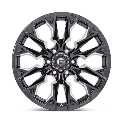 20x9 Fuel Off-Road D803 Flame Gloss Black Milled Wheel 8x170 (1mm)