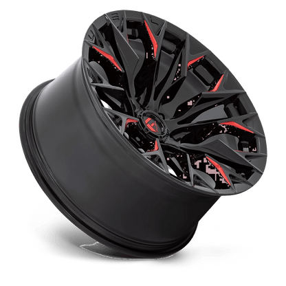 20x9 Fuel Off-Road D823 Flame Gloss Black Milled W/ Candy Red Wheel 8x180 (20mm)