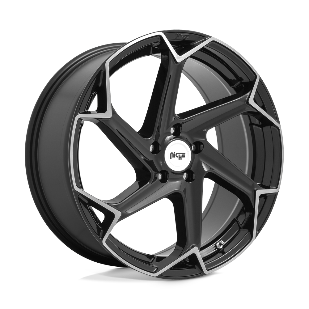 20x10.5 Niche M255 FLASH Gloss Black Brushed Wheel 5x112 (40mm)