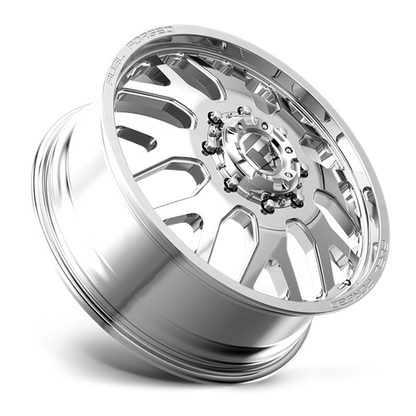 24x8.25 Fuel Forged FF19D Polished Front DUALLY Wheel 10x225 (105mm)
