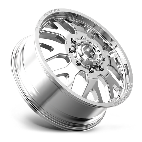 24x8.25 Fuel Forged FF19D Polished Rear DUALLY Wheel 8x6.5 (-240mm)