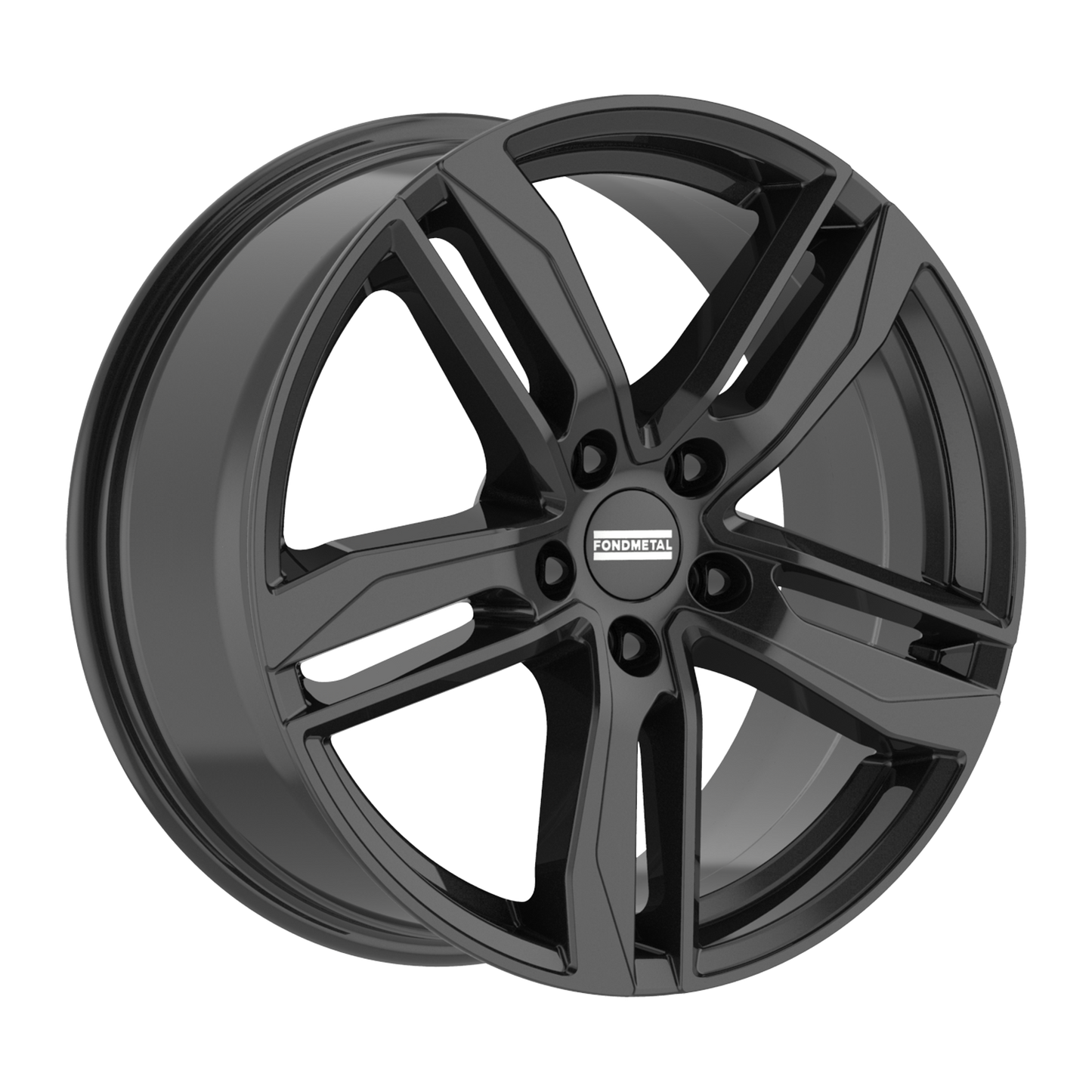 18x8 Fondmetal Hexis Gloss Black Wheel 5x112 (40mm)