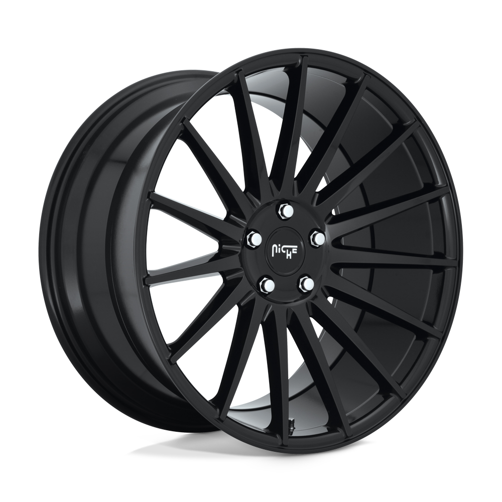 20x10 Niche M214 FORM GLOSS BLACK Wheel 5x4.5 (40mm)
