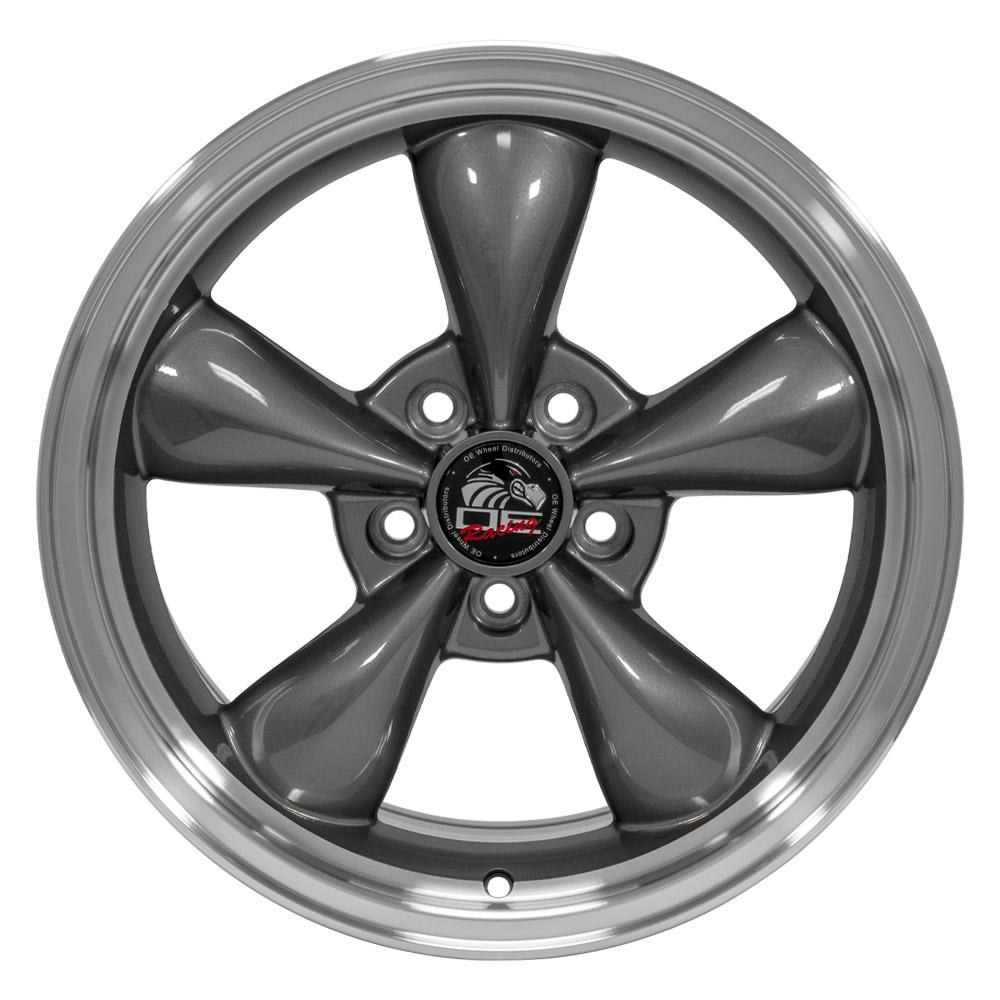 17x8 OE Wheels FR01 Anthracite with Machined Lip Wheel 5x4.5 (29.5mm)