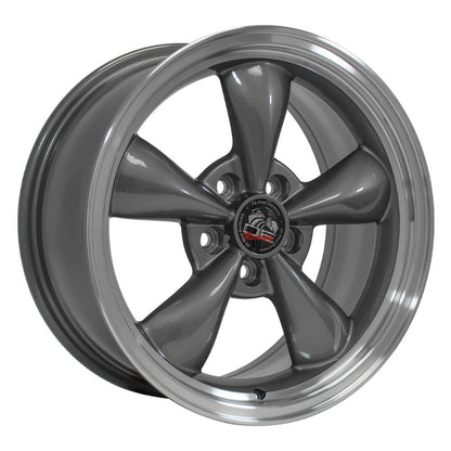 17x8 OE Wheels FR01 Anthracite with Machined Lip Wheel 5x4.5 (29.5mm)
