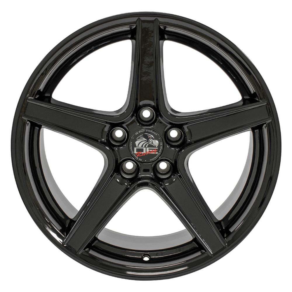 18x10 OE Wheels FR06B Gloss Black Wheel 5x4.5 (22mm)