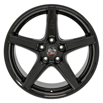 18x10 OE Wheels FR06B Gloss Black Wheel 5x4.5 (22mm)