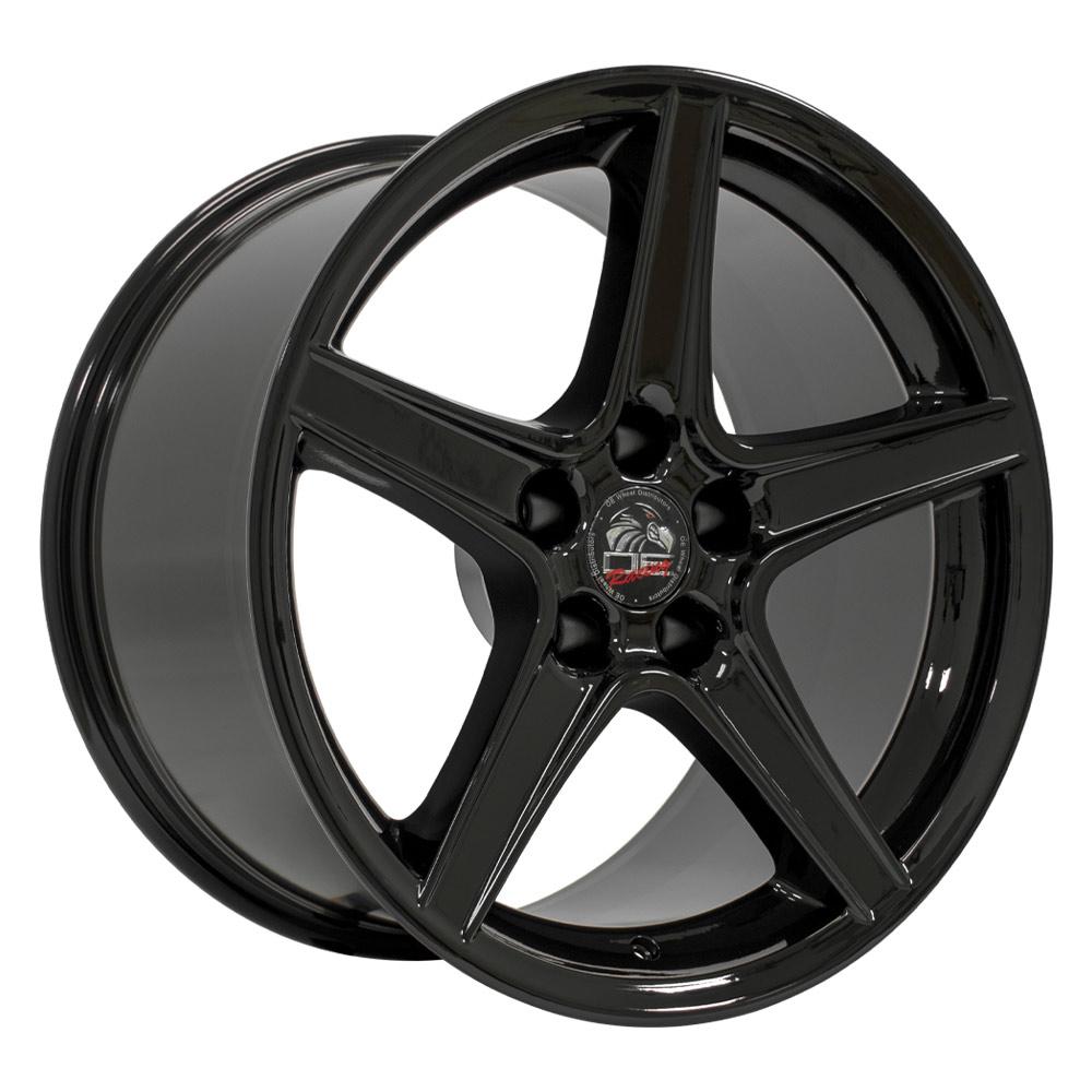 18x10 OE Wheels FR06B Gloss Black Wheel 5x4.5 (22mm)