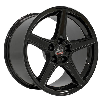 18x10 OE Wheels FR06B Gloss Black Wheel 5x4.5 (22mm)