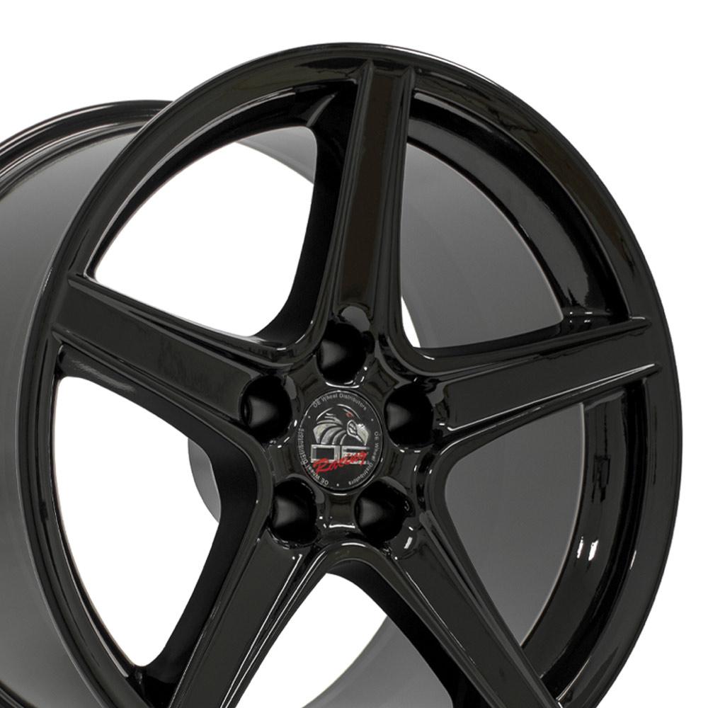 18x10 OE Wheels FR06B Gloss Black Wheel 5x4.5 (22mm)