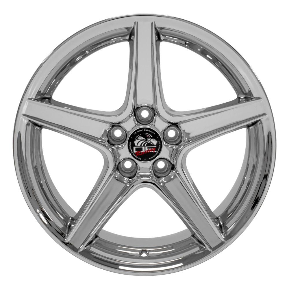 18x10 OE Wheels FR06B Chrome Wheel 5x4.5 (22mm)