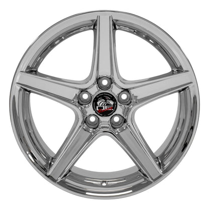 18x10 OE Wheels FR06B Chrome Wheel 5x4.5 (22mm)