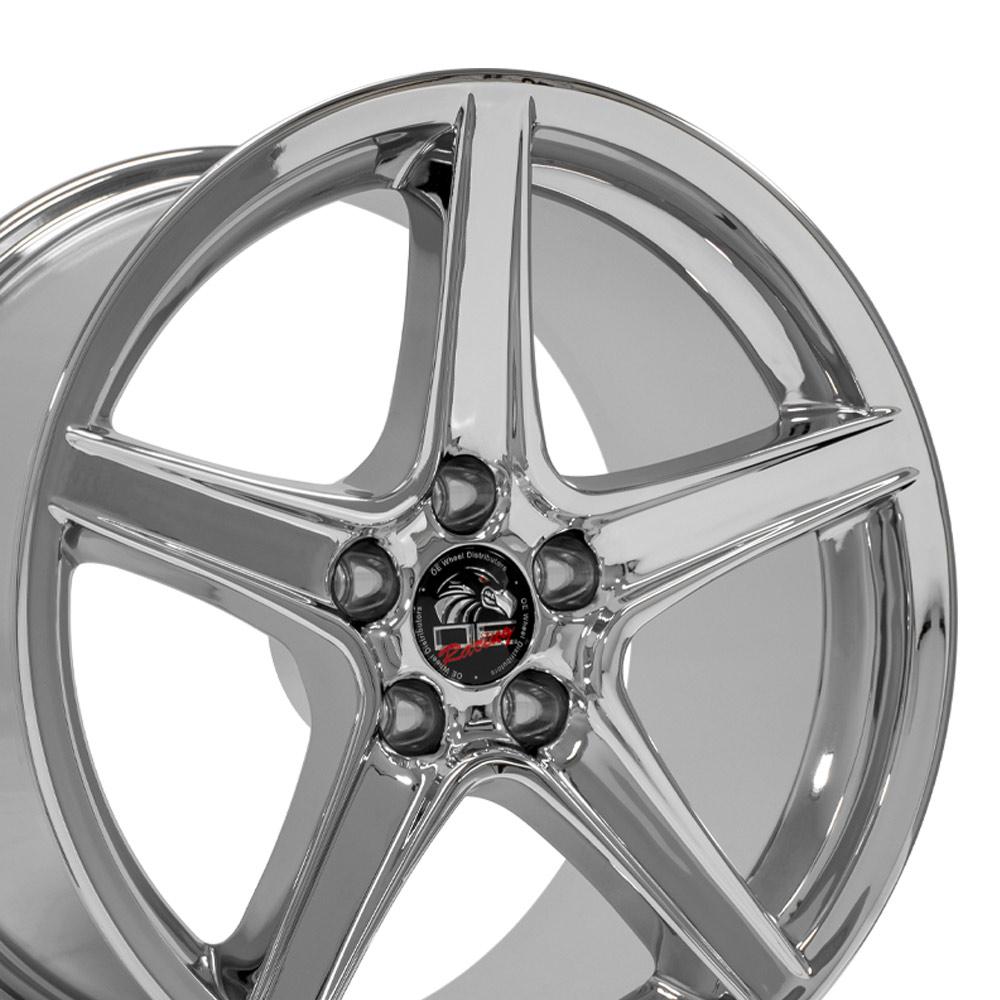 18x10 OE Wheels FR06B Chrome Wheel 5x4.5 (22mm)