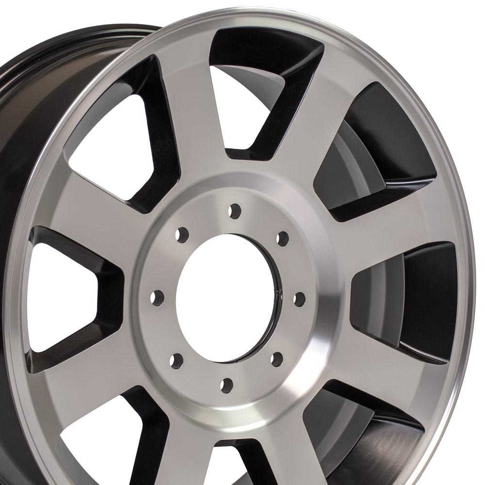 20x8 OE Wheels FR78 Satin Black Machined Wheel 8x170 (40mm)