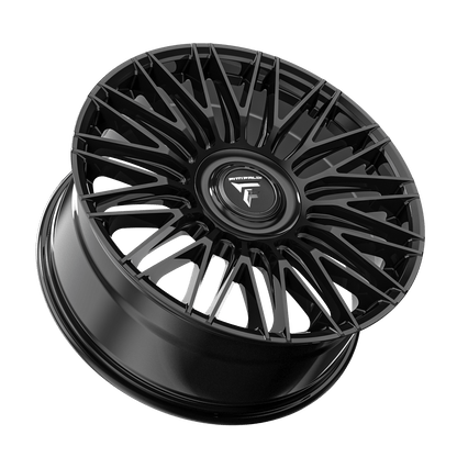 22x9.5 Fittipaldi FS369B Gloss Black Wheel 5x115/5x120 (15mm)