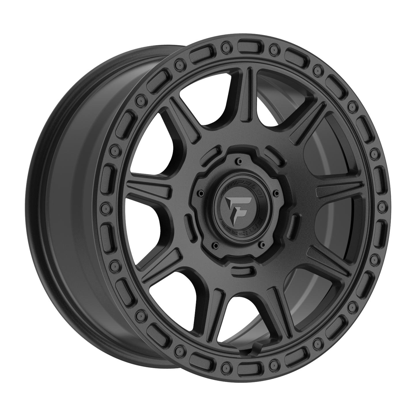 17x8 Fittipaldi Offroad FT110SB Satin Black Wheel 5x108/5x4.5 (35mm)