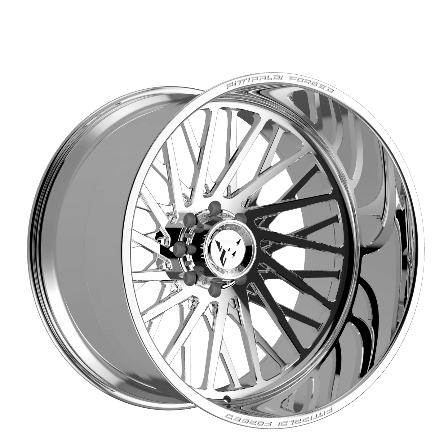 24x12 Fittipaldi Offroad FTF501P Polished LEFT DIRECTIONAL Wheel 8x170 (-44mm)