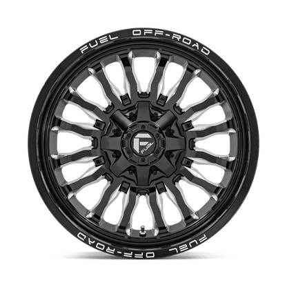 22x10 Fuel D795 Arc Gloss Black Milled Wheel 8x180 (-18mm)