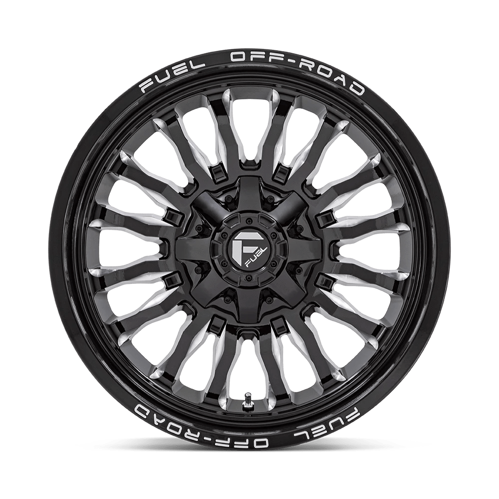 22x10 Fuel D795 Arc Gloss Black Milled Wheel 8x180 (-18mm)
