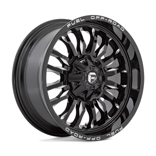 20x9 Fuel D795 Arc Gloss Black Milled Wheel 8x6.5 (1mm)