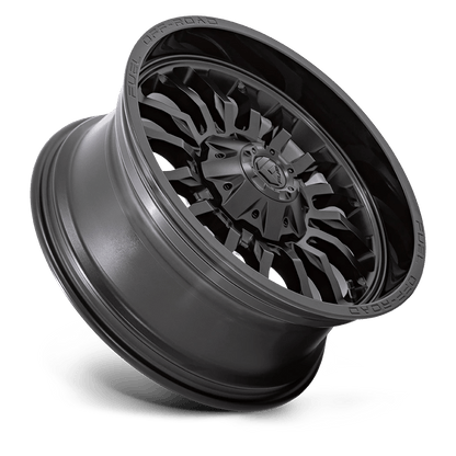 22x10 Fuel D796 Arc Matte Black W/ Gloss Black Lip Wheel 8x6.5 (-18mm)