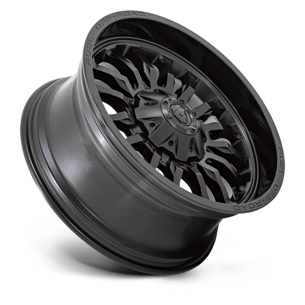 20x10 Fuel D796 Arc Matte Black Gloss Black Lip Wheel 5x5/5x5.5 (-18mm)