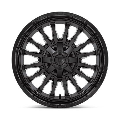 22x10 Fuel D796 Arc Matte Black W/ Gloss Black Lip Wheel 8x6.5 (-18mm)
